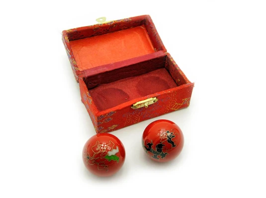 Шары массажные музыкальные «Феникс и Дракон» красные (d-3.7 см) купить в интернет магазине подарков ПраздникШоп