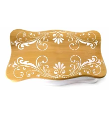 Шкатулка «Молочный прованс» с фигурной крышкой (26.5×15.5×9.5 см) ольха купить в интернет магазине подарков ПраздникШоп