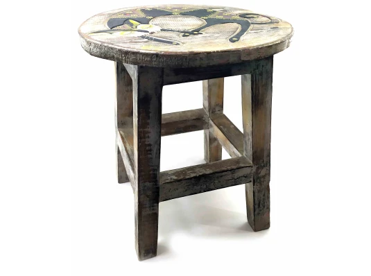 Табурет деревянный «Кот» (30×25×26 см) купить в интернет магазине подарков ПраздникШоп