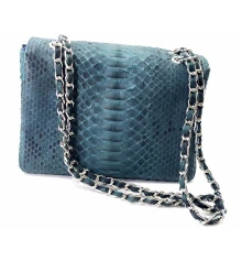 Сумочка из кожи питона (20×14×8 см) зеленая купить в интернет магазине подарков ПраздникШоп