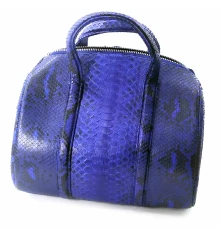 Сумочка из кожи питона синяя (26×22×14 см) купить в интернет магазине подарков ПраздникШоп