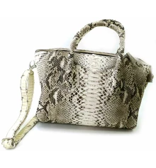 Сумочка из кожи питона (30×21×18 см) натуральный цвет купить в интернет магазине подарков ПраздникШоп