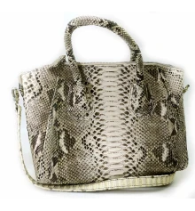 Сумочка из кожи питона (30×21×18 см) натуральный цвет купить в интернет магазине подарков ПраздникШоп