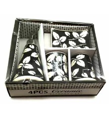 Набор для ванной керамический «Листья» (22×23×8 см) купить в интернет магазине подарков ПраздникШоп