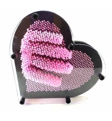 Пинарт «Сердце» розовый (19×17×4 см) купить в интернет магазине подарков ПраздникШоп