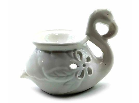 Аромалампа керамическая «Фламинго» (12×10×7 см) купить в интернет магазине подарков ПраздникШоп