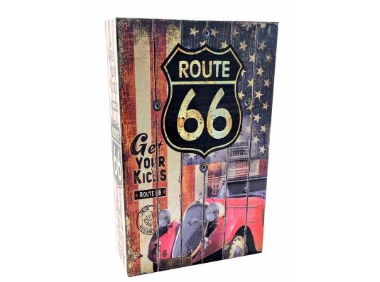 Книга- сейф «Route 66» (24.5×16×5.5 см) купить в интернет магазине подарков ПраздникШоп