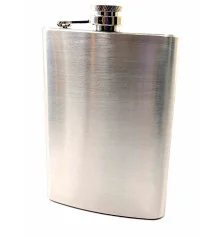 Фляга из нерж.стали (230 мл) (14×9×2 см) купить в интернет магазине подарков ПраздникШоп