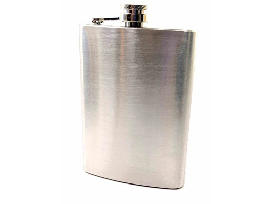 Фляга из нерж.стали (230 мл) (14×9×2 см) купить в интернет магазине подарков ПраздникШоп