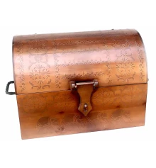 Сундук из массива дерева «Слоны» коричневый (60×40×45 см) A купить в интернет магазине подарков ПраздникШоп