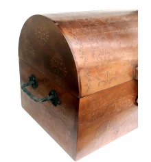 Сундук из массива дерева «Слоны» коричневый (60×40×45 см) A купить в интернет магазине подарков ПраздникШоп