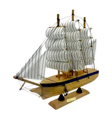 Модель парусника на подставке (24) (24.5×24×6 см) A купить в интернет магазине подарков ПраздникШоп