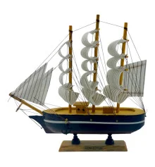 Модель парусника на подставке (24) (24.5×24×6 см) E купить в интернет магазине подарков ПраздникШоп