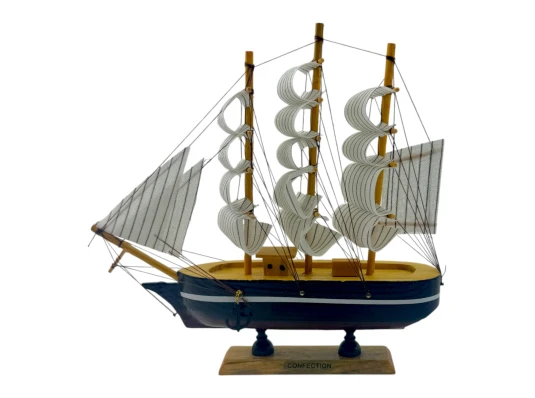 Модель парусника на подставке (24) (24.5×24×6 см) E купить в интернет магазине подарков ПраздникШоп