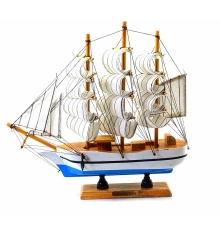 Модель парусника на подставке (24) (24.5×24×6 см) F купить в интернет магазине подарков ПраздникШоп