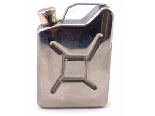 Фляга из нержавеющей стали «Канистра» (130 мл) (9.8×7×2.8 см) купить в интернет магазине подарков ПраздникШоп