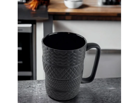 Чашка керамическая «Шины» (12.5×12×8 см) купить в интернет магазине подарков ПраздникШоп