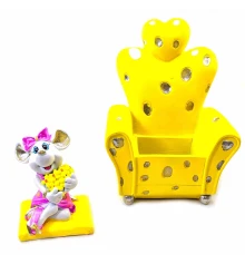 Мышка на кресле шкатулка (15×9×9 см) B купить в интернет магазине подарков ПраздникШоп