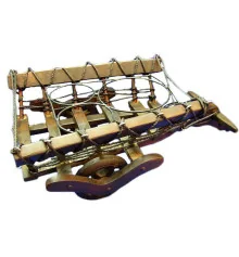 Подставка под бутылку деревянная «Телега» (39.5×21×15 см) купить в интернет магазине подарков ПраздникШоп