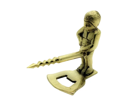 Штопор бронзовый «Мальчик» (7×8×4.2 см) купить в интернет магазине подарков ПраздникШоп