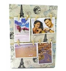 Фоторамка на прищепках (40×30×2 см) купить в интернет магазине подарков ПраздникШоп