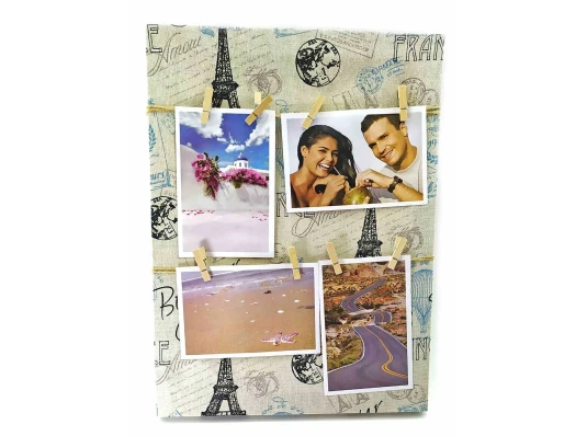 Фоторамка на прищепках (40×30×2 см) купить в интернет магазине подарков ПраздникШоп