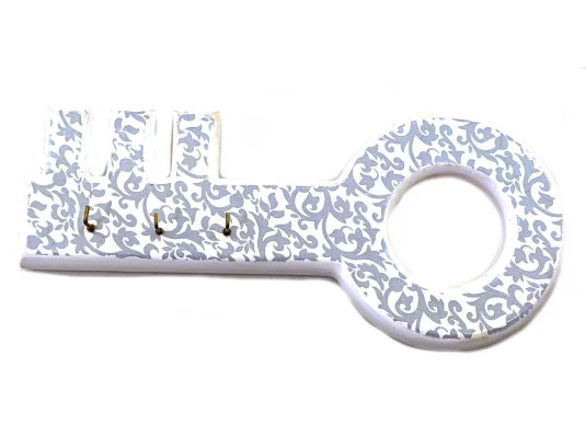 Ключница «Ключик» деревянная купить в интернет магазине подарков ПраздникШоп