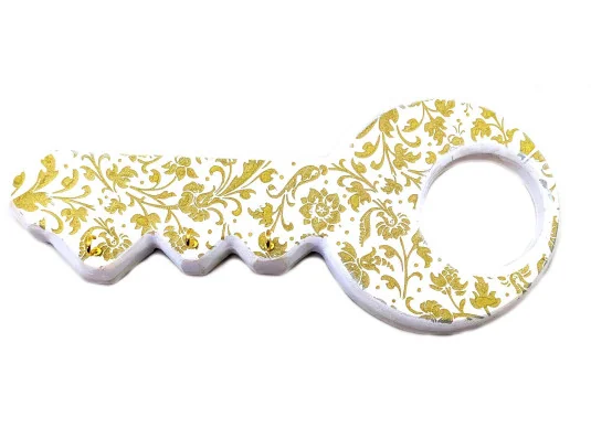 Ключница «Ключик» деревянная купить в интернет магазине подарков ПраздникШоп