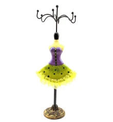 Подставка под бижутерию «Манекен» фиолетово-зеленая (27.5×7×10 см) купить в интернет магазине подарков ПраздникШоп