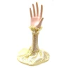Подставка под бижутерию «Рука» желтая (19.5×5.5×3.5 см)