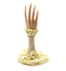 Подставка под бижутерию «Рука» желтая (19.5×5.5×3.5 см) купить в интернет магазине подарков ПраздникШоп