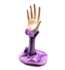 Подставка под бижутерию «Рука» сиреневая (19.5×5.5×3.5 см) купить в интернет магазине подарков ПраздникШоп