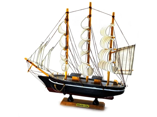 Модель парусника на подставке (33) (32.5×33.5×7 см) N купить в интернет магазине подарков ПраздникШоп