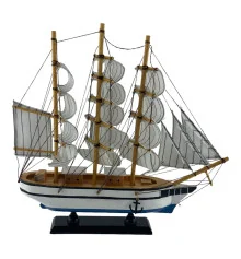 Модель парусника на подставке (33) (32.5×33.5×7 см) M купить в интернет магазине подарков ПраздникШоп