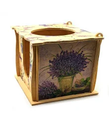 Салфетница «Лаванда» (16×15×13 см) купить в интернет магазине подарков ПраздникШоп