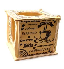 Салфетница «Coffee» (16×15×13 см) купить в интернет магазине подарков ПраздникШоп