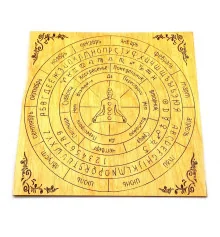 Таблица для работы с маятником «Классическая» светлая (26×26×0.8 см) купить в интернет магазине подарков ПраздникШоп