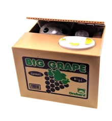 Копилка «Кошка Воришка» на батарейках (12×9×10 см) D купить в интернет магазине подарков ПраздникШоп