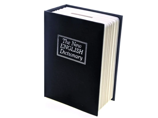 Копилка «Книга» черная (11.5×8×4.5 см) купить в интернет магазине подарков ПраздникШоп