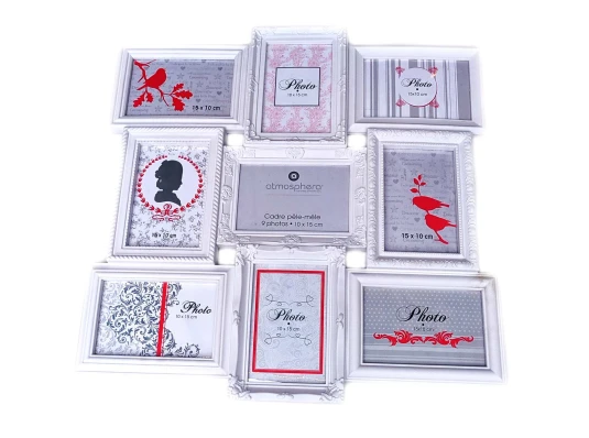 Фоторамка на 9 фото (фото 14×9 см) (50×50×3 см) A купить в интернет магазине подарков ПраздникШоп