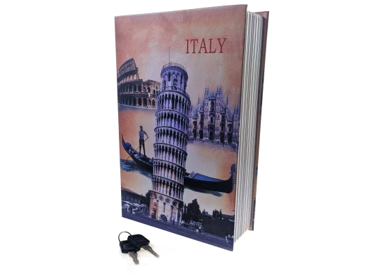 Книга- сейф «Пизанская башня» (24.5×16×5.5 см) G купить в интернет магазине подарков ПраздникШоп