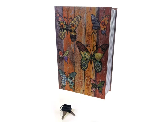 Книга- сейф «Бабочки» (24.5×16×5.5 см) купить в интернет магазине подарков ПраздникШоп