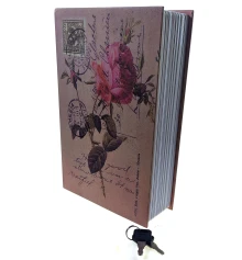 Книга- сейф «Роза» (24.5×16×5.5 см) купить в интернет магазине подарков ПраздникШоп