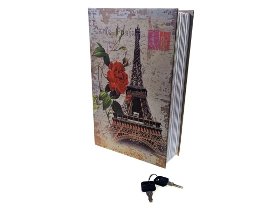 Книга- сейф «Париж» (24.5×16×5.5 см) купить в интернет магазине подарков ПраздникШоп