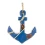 Якорь деревянный синий (44×27×1.5 см) купить в интернет магазине подарков ПраздникШоп