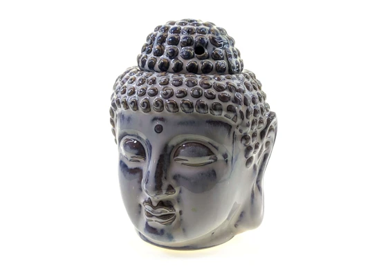 Аромалампа керамическая «Будда» белая (14×10.5×11 см) купить в интернет магазине подарков ПраздникШоп