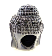 Аромалампа керамическая «Будда» белая (14×10.5×11 см) купить в интернет магазине подарков ПраздникШоп