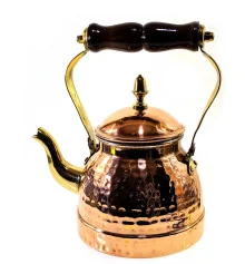 Чайник медный (1 литр) (23×20×15 см) купить в интернет магазине подарков ПраздникШоп