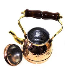 Чайник медный (1 литр) (23×20×15 см) купить в интернет магазине подарков ПраздникШоп