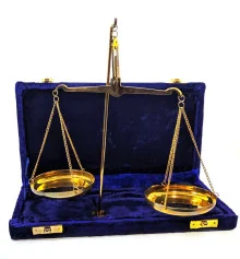 Весы бронзовые (100 гр) (25×13×3 см) купить в интернет магазине подарков ПраздникШоп